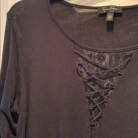 Jessica Simpson Women’s Black Sweater Size Large - Picture 2 of 7